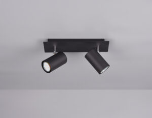 Σποτ Trio Lighting   2xGU10 Μαύρο Ματ Μεταλλικό    802400232