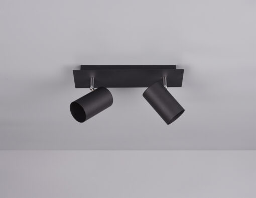 Σποτ Trio Lighting   2xGU10 Μαύρο Ματ Μεταλλικό    802400232