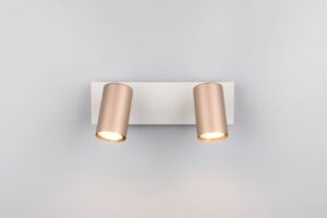 Πολύφωτο Οροφής/Τοίχου MARLEY Σποτ 2xGU10 Καφε & Γκρι Trio Lighting – 802400265