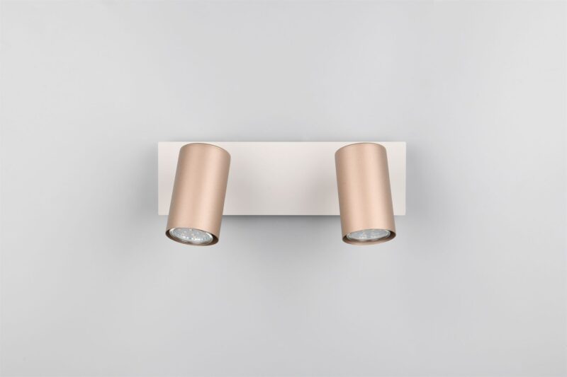 Πολύφωτο Οροφής/Τοίχου MARLEY Σποτ 2xGU10 Καφε & Γκρι Trio Lighting – 802400265