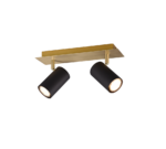 Φωτιστικό Spot Trio Lighting MARLEY  2x GU10 Schwarz-Gold Μεταλλικό   – 802400280