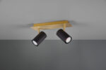 Φωτιστικό Spot Trio Lighting MARLEY  2x GU10 Schwarz-Gold Μεταλλικό   – 802400280