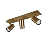 Σποτ Trio Lighting   3xGU10 Αντικέ Ορείχαλκος Μεταλλικό    802400304