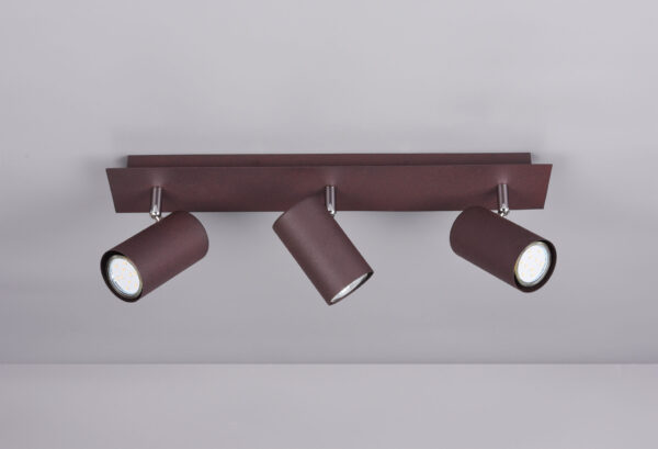 Σποτ Trio Lighting   3xGU10 Σκουριά Μεταλλικό    802400324