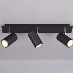 Σποτ Trio Lighting 3xGU10 Μαύρο Ματ Μεταλλικό 802400332