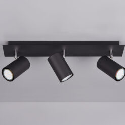 Σποτ Trio Lighting   3xGU10 Μαύρο Ματ Μεταλλικό    802400332