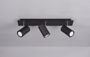 Σποτ Trio Lighting   3xGU10 Μαύρο Ματ Μεταλλικό    802400332
