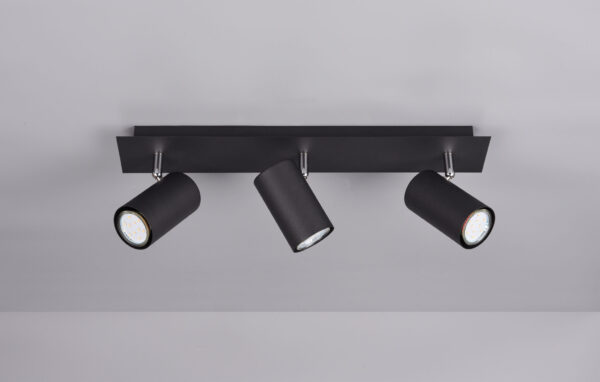 Σποτ Trio Lighting   3xGU10 Μαύρο Ματ Μεταλλικό    802400332