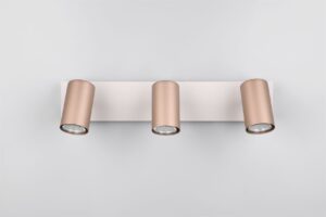 Πολύφωτο Οροφής/Τοίχου MARLEY Σποτ 3xGU10 Καφε & Γκρι Trio Lighting – 802400365