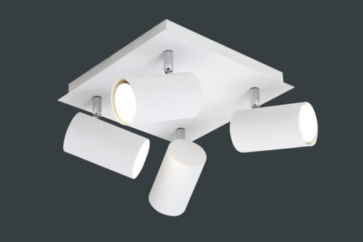Σποτ Trio Lighting   4xGU10 Λευκό Μεταλλικό    802430401