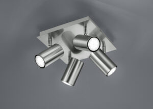 Σποτ Trio Lighting   4xGU10 Νίκελ Ματ Μεταλλικό    802430407