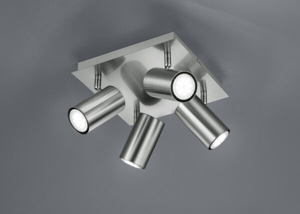 Σποτ Trio Lighting   4xGU10 Νίκελ Ματ Μεταλλικό    802430407