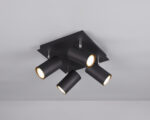 Σποτ Trio Lighting   4xGU10 Μαύρο Ματ Μεταλλικό    802430432