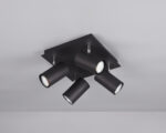 Σποτ Trio Lighting   4xGU10 Μαύρο Ματ Μεταλλικό    802430432