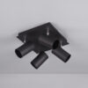 Σποτ Trio Lighting   4xGU10 Μαύρο Ματ Μεταλλικό    802430432