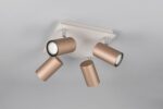 Πολύφωτο Οροφής MARLEY Σποτ 4xGU10 Καφε και Γκρι Trio Lighting – 802430465