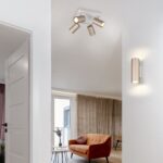 Πολύφωτο Οροφής MARLEY Σποτ 4xGU10 Καφε και Γκρι Trio Lighting – 802430465