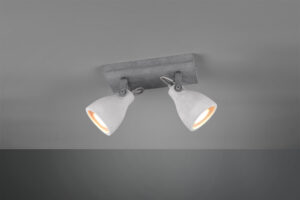 Σποτ Trio Lighting   2xGU10 Τσιμέντο Μεταλλικό    802500278