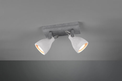 Σποτ Trio Lighting   2xGU10 Τσιμέντο Μεταλλικό    802500278