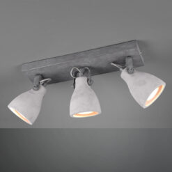 Σποτ Trio Lighting 3xGU10 Τσιμέντο Μεταλλικό 802500378