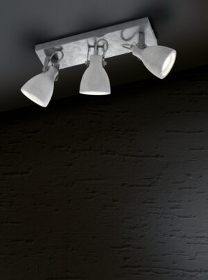 Σποτ Trio Lighting  3xGU10 Τσιμέντο Μεταλλικό  802500378