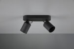 Σποτ Trio Lighting   2xGU10 Μαύρο Ματ Μεταλλικό    803500232