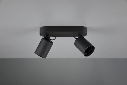 Σποτ Trio Lighting   2xGU10 Μαύρο Ματ Μεταλλικό    803500232