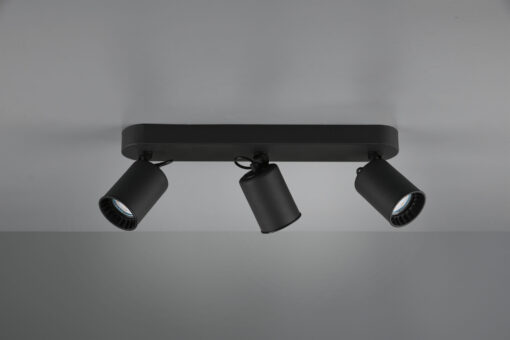 Σποτ Trio Lighting 3xGU10 Μαύρο Ματ Μεταλλικό 803500332