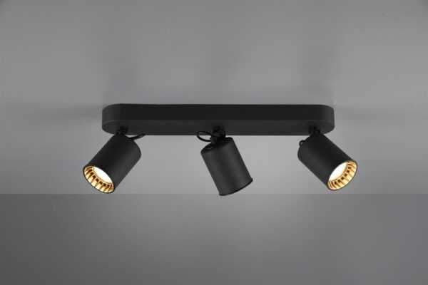 Σποτ Trio Lighting   3xGU10 Μαύρο Ματ Μεταλλικό    803500332