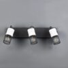 Φωτιστικό Οροφής Σποτ TOSH Trio Lighting 3x E14  Μαύρο-Άσπρο – 804300334