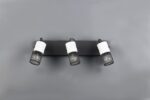 Φωτιστικό Οροφής Σποτ TOSH Trio Lighting 3x E14  Μαύρο-Άσπρο – 804300334