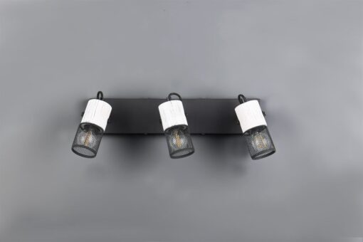 Φωτιστικό Οροφής Σποτ TOSH Trio Lighting 3x E14  Μαύρο-Άσπρο – 804300334