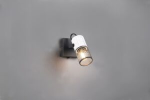 Επιτοίχιο Φωτιστικό Trio Lighting 1x E14 Χρώματος Μαύρο Άσπρο – 804370134