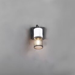 Επιτοίχιο Φωτιστικό Trio Lighting 1x E14 Χρώματος Μαύρο Άσπρο – 804370134