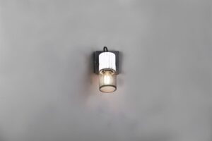 Επιτοίχιο Φωτιστικό Trio Lighting 1x E14 Χρώματος Μαύρο Άσπρο – 804370134