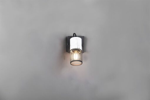 Επιτοίχιο Φωτιστικό Trio Lighting 1x E14 Χρώματος Μαύρο Άσπρο – 804370134