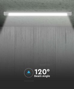 LED Πρισματικό Γραμμικό Φωτιστικό 120cm 40W V-TAC 4800lm Φυσικό Λευκό 4000K – 8048