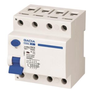 ΡΕΛΕ ΔΙΑΡΡΟΗΣ 4Χ63Α 6KA 30mA GACIA TYPE A EUROLAMP – 500-37513