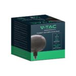 Λάμπα LED E27 Filament cobble shape 4W γυαλί μαύρο  V-TAC – 8057