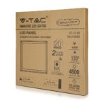 Wi-FI LED Πάνελ Τετράγωνο 60x60cm 40W V-TAC Smart Home 120° 4800lm 2700K-6400K – 8080