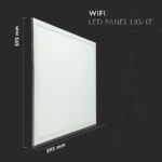 Wi-FI LED Πάνελ Τετράγωνο 60x60cm 40W V-TAC Smart Home 120° 4800lm 2700K-6400K – 8080