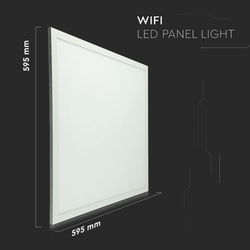 Wi-FI LED Πάνελ Τετράγωνο 60x60cm 40W V-TAC Smart Home 120° 4800lm 2700K-6400K – 8080