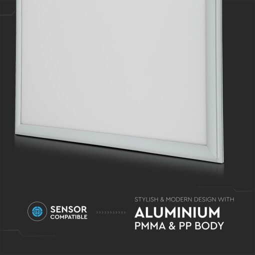LED Πάνελ Τετράγωνο 45W V-TAC 60x60cm CRI>95 120° 3600lm Φυσικό 4000K – 8087