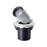 ΣΠΟΤ ΧΩΝΕΥΤΟ ΚΙΝΗΤΗ ΒΑΣΗ 12W Φ110 3000Κ ΛΕΥΚΟ EUROLAMP – 145-65021