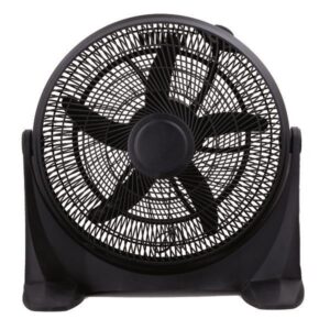 ΑΝΕΜΙΣΤΗΡΑΣ BOX FAN ΣΤΡΟΓΓΥΛΟΣ ΜΑΥΡΟΣ Φ50 100W EUROLAMP – 147-29052