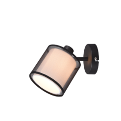 Φωτιστικό Spot Trio Lighting BURTON  1x E14 Μαύρο Ματ Μεταλλικό   – 811400132