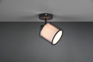 Φωτιστικό Spot Trio Lighting BURTON  1x E14 Μαύρο Ματ Μεταλλικό   – 811400132