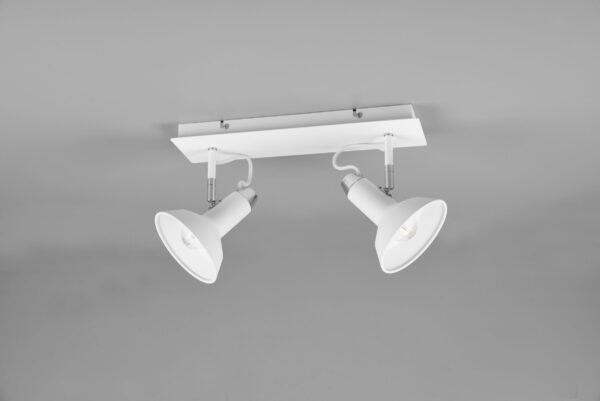 Φωτιστικό Spot Trio Lighting ROXIE  2x E14 Λευκό Ματ Μεταλλικό   – 811900231