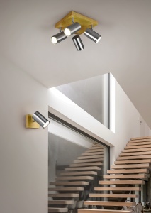 Σποτ Trio Lighting   GU10 Νίκελ Ματ Μεταλλικό    812400107