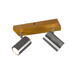 Σποτ Trio Lighting   2xGU10 Νίκελ Ματ Μεταλλικό    812400207